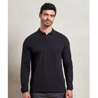 ‘Essential’ unisex long sleeve workwear polo shirt Thumbnail