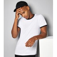 Kustom Kit Fashion Fit Ringer T-Shirt Thumbnail