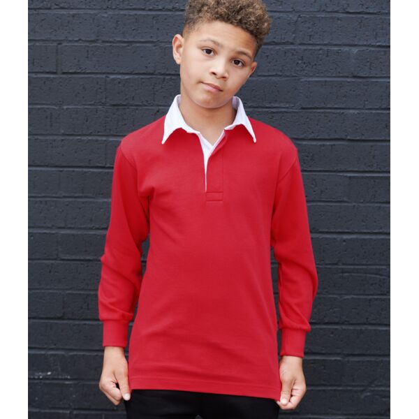 Front Row Kids Classic Rugby Shirt Thumbnail