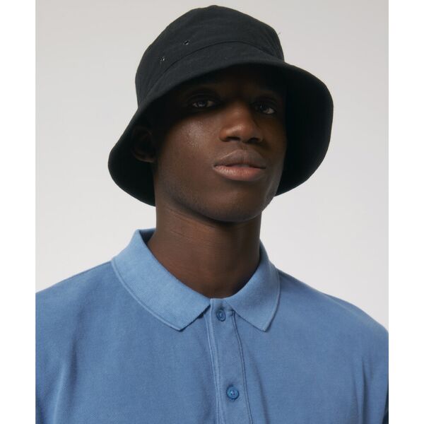 Bucket hat with metal eyelets (STAU893) Thumbnail
