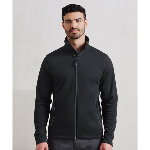 Men's spun dyed sustainable zip-through sweatshirt Thumbnail