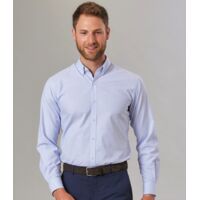 Brook Taverner Lawrence Long Sleeve Stretch Oxford Shirt Thumbnail