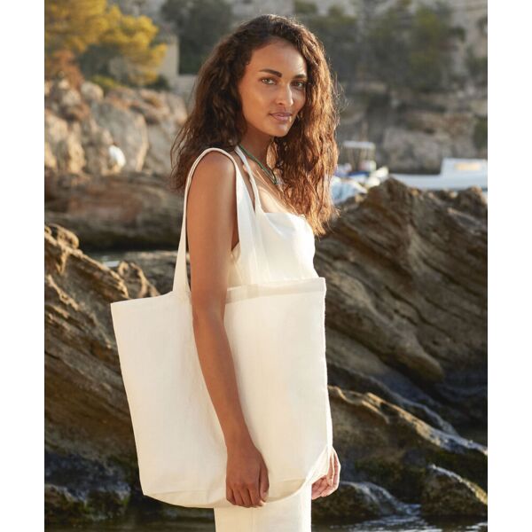 Organic natural dyed maxi bag for life Thumbnail