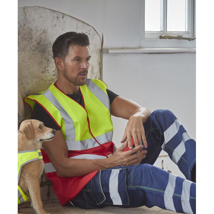 Hi-vis two-tone waistcoat (HVW122) Thumbnail