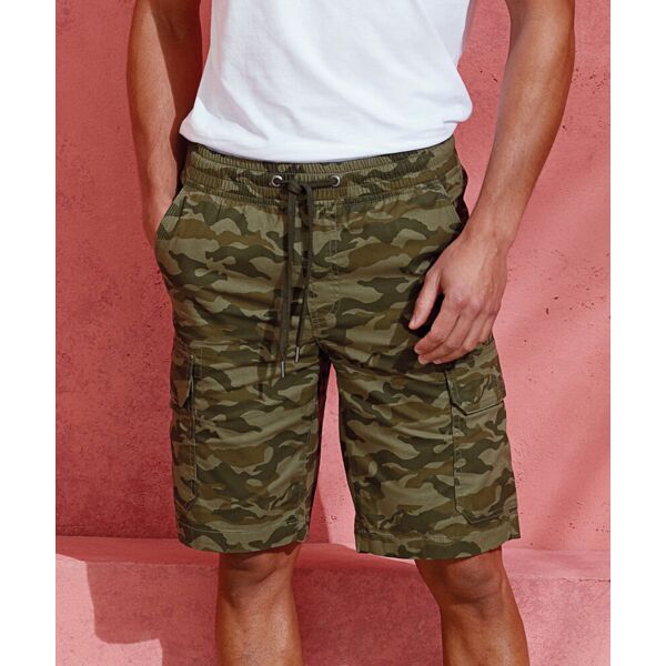 Men’s camo cargo utility shorts Thumbnail