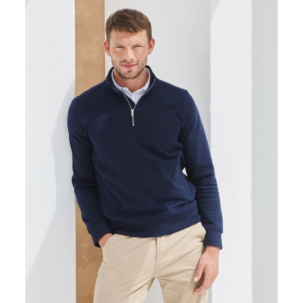 Unisex sustainable ¼-zip sweatshirt Thumbnail