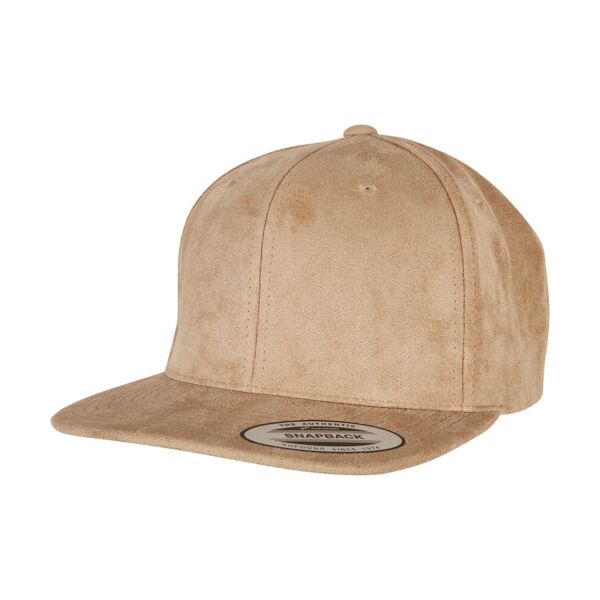 Imitation suede leather snapback (6089SU) Thumbnail
