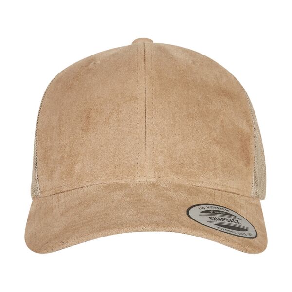 Imitation suede leather trucker cap (6606SU) Thumbnail