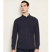 NEOBLU Basile Organic Cotton Long Sleeve Piqué Shirt Thumbnail