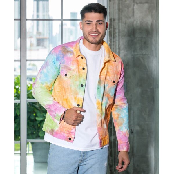 Tie-dye denim jacket Thumbnail