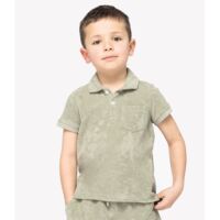 Native Spirit Kids Terry Towel Polo Shirt Thumbnail