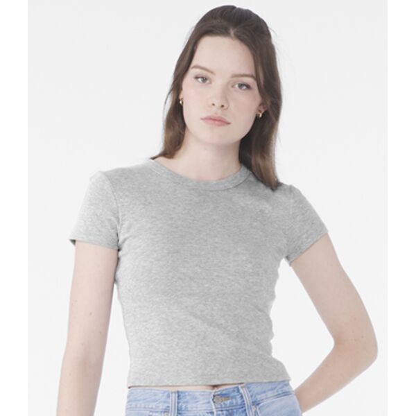 Bella Ladies Micro Rib Baby T-Shirt Thumbnail