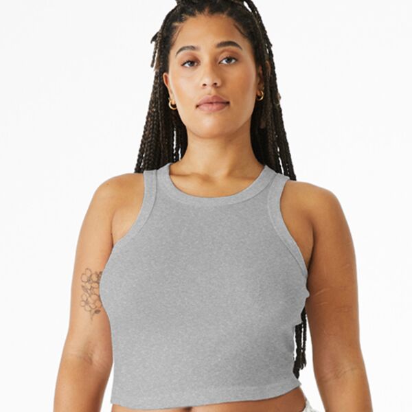 Bella Ladies Micro Rib Racer Tank Top Thumbnail