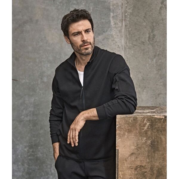 Tee Jays Athletic Full Zip Sweat Cardigan Thumbnail