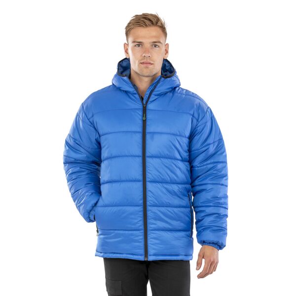 Recycled hooded padded parka Thumbnail