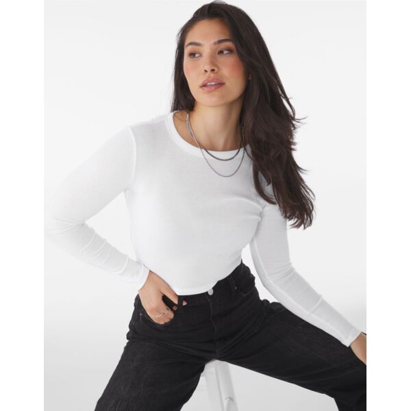 Women's Micro Rib Long Sleeve Tee Thumbnail