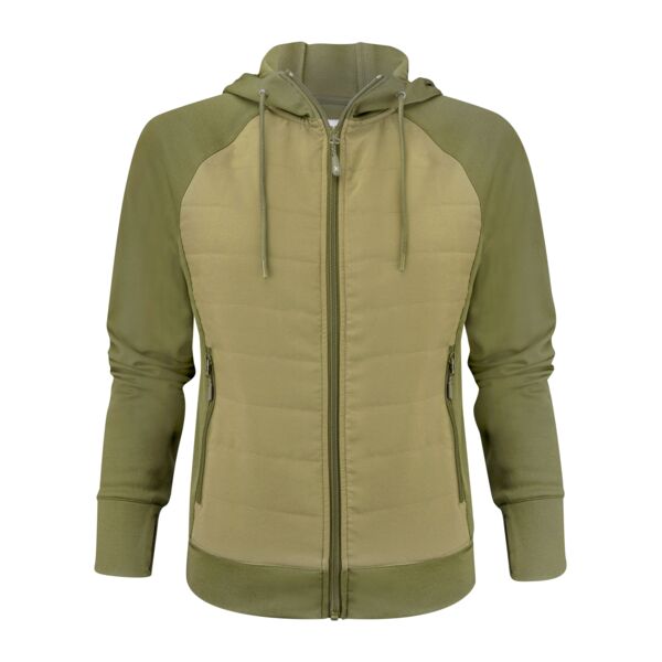 Ladies Keyport Full Zip Hooded Hybrid Jacket Thumbnail