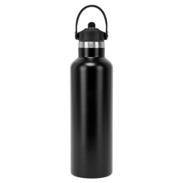 TriDri® Vacuum sports water bottle with flip-up straw Thumbnail