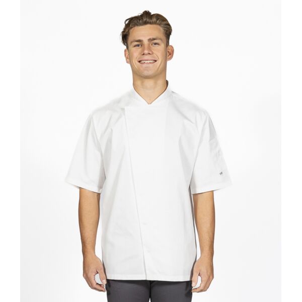 ADC Short Sleeve Asymmetric Chef's Jacket Thumbnail