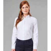 Brook Taverner Ladies Albany Long Sleeve Classic Oxford Shirt Thumbnail