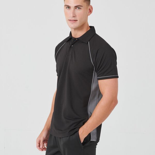 Piped performance polo Thumbnail