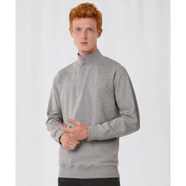 B&C ID.004 ¼ zip sweatshirt Thumbnail
