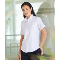 Women's short sleeve classic Oxford shirt Thumbnail