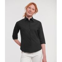 Women's ¾ sleeve easycare fitted shirt Thumbnail