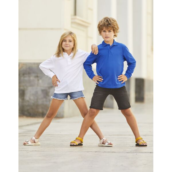 Kid's 65/35 L/Sleeve Polo Thumbnail