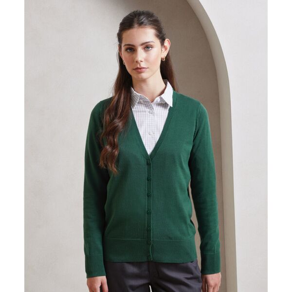 Women's button-through knitted cardigan Thumbnail