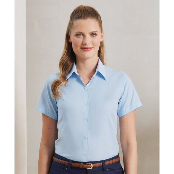 Women's signature Oxford short sleeve shirt Thumbnail