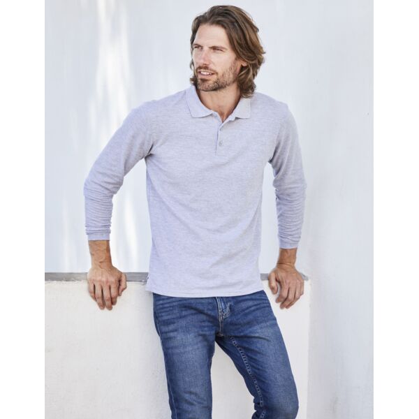 Men's Premium Long Sleeve Polo Thumbnail