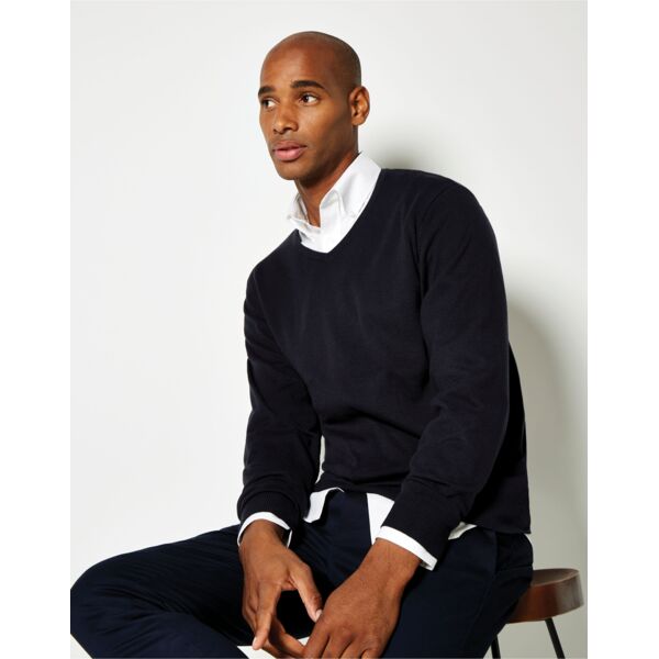 Regular Fit Arundel Long Sleeve V-Neck Sweater Thumbnail