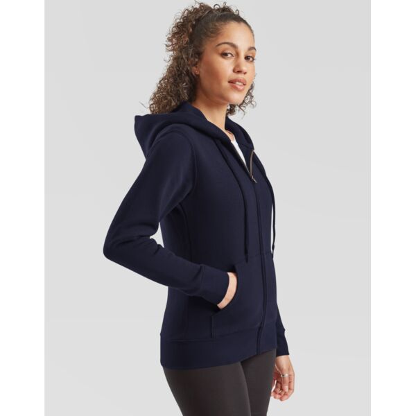 Ladies' Premium Hooded Sweat Jacket Thumbnail