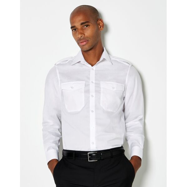 Tailored Fit Long Sleeved Pilot Shirt Thumbnail
