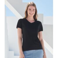 Feel good women's stretch v-neck t-shirt Thumbnail