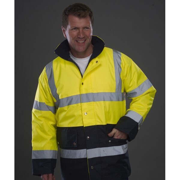 Hi-Vis Two Tone Motorway Jacket Thumbnail