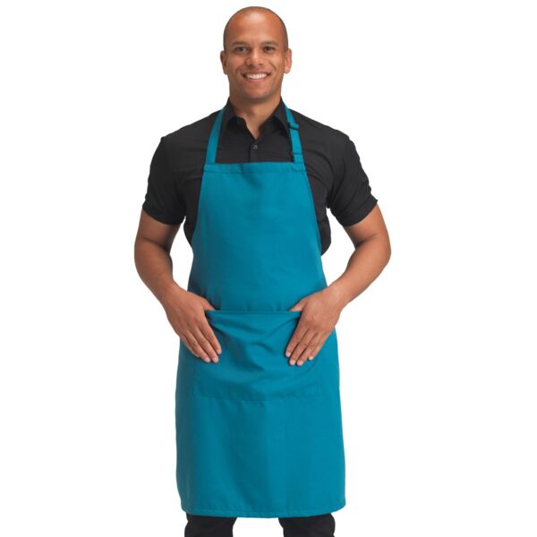 Recycled Bib Apron With Pocket Thumbnail