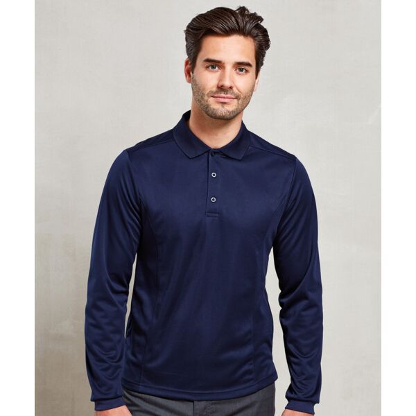 Long sleeve Coolchecker® piqué polo Thumbnail