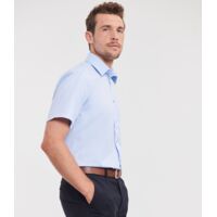 Russell Athletic Collection Short Sleeve Herringbone Shirt Thumbnail