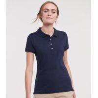 Russell Ladies Stretch Piqué Polo Shirt Thumbnail