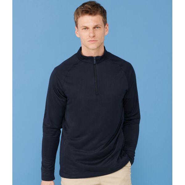 Henbury Zip Neck Wicking Top Thumbnail