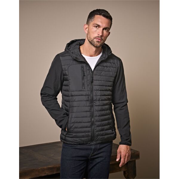 Men's Hooded Crossover Jacket Thumbnail