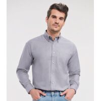 Russell Collection Long Sleeve Easy Care Oxford Shirt Thumbnail