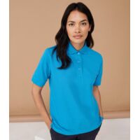 Henbury Ladies Poly/Cotton Piqué Polo Shirt Thumbnail