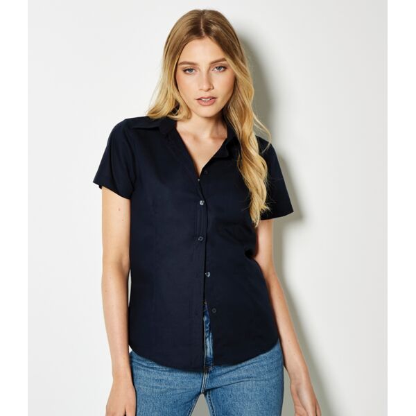 Kustom Kit Ladies Short Sleeve Tailored Workwear Oxford Shirt Thumbnail