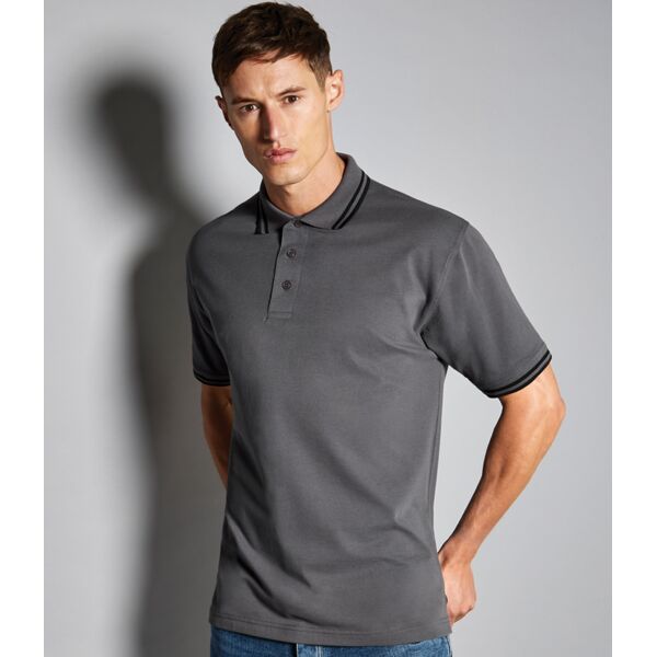Kustom Kit Contrast Tipped Poly/Cotton Piqué Polo Shirt Thumbnail