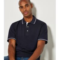 Kustom Kit St Mellion Tipped Cotton Piqué Polo Shirt Thumbnail