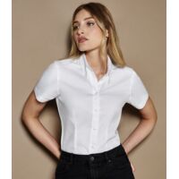 Kustom Kit Ladies Premium Short Sleeve Tailored Oxford Shirt Thumbnail