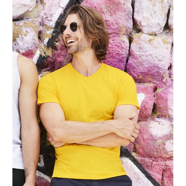 Fruit of the Loom V Neck Value T-Shirt Thumbnail